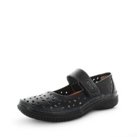 JUST BEE Women&#39;s CALEBASIC Flats Black 40EU