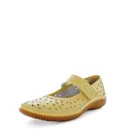 JUST BEE Women&#39;s CALE Flats Mustard 41EU