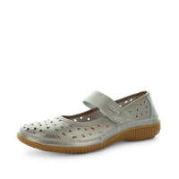 JUST BEE Women&#39;s CALE Flats Pewter 42EU