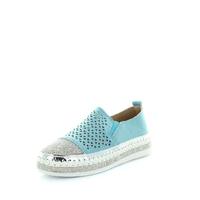 JUST BEE Women&#39;s CALY Flats Aqua 37EU