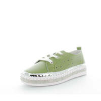 JUST BEE Women&#39;s CASINI Flats Green 38EU