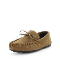 JUST BEE Men&#39;s CHESPEN Slippers Chestnut 12UK