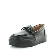 JUST BEE Women&#39;s CHIMY Loafers / Slip ons Black Smooth 37EU