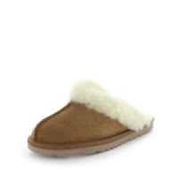 JUST BEE Women&#39;s CITA Slippers Chestnut 10US