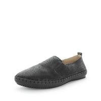 JUST BEE Women&#39;s COBLE Loafers / Slip ons Blk Shimmer/Glitter 39EU