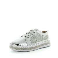 JUST BEE Women&#39;s CRISTEL Sneakers Silver 39EU