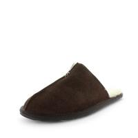 JUST BEE Men&#39;s CUFFS Slippers Chocolate 10UK