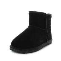 JUST BEE Women&#39;s CUTEY Slippers Black 10US