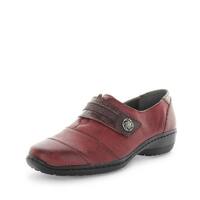 KIARFLEX Women&#39;s KHIA Loafers / Slip ons Burgundy Multi Shoe 42EU