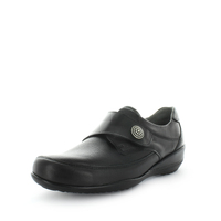 KIARFLEX Women&#39;s KIANA Loafers / Slip ons Black Shoe 36EU