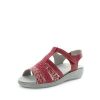 KIARFLEX Women&#39;s KIRSTEN Sandals Red Shoe 38EU