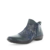 KIARFLEX Women&#39;s KLAP Boots Navy Zebra Shoe 40EU