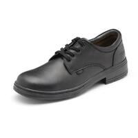 ROC SHOES Girl&#39;s LARRIKIN School Black Shoe 6US