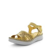 SOFT TREAD ALLINO Women&#39;s BANITA Sandals Mustard Shoe 39EU