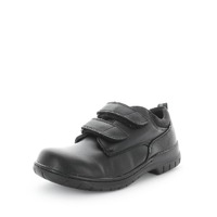 WILDE SCHOOL Girl&#39;s JACEN School Black Smooth Shoe 2US
