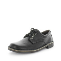 WILDE SCHOOL Girl&#39;s JUDE School Black Smooth Shoe 12US