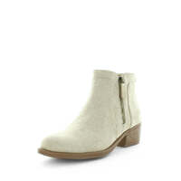 WILDE Women&#39;s SIARA Boots Beige Micro Shoe 40EU