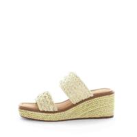 WILDE Women&#39;s SILMA Wedges Gold Shoe 39EU