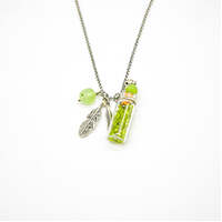 Gift Box - Crystal Bottle (Green Calcite) + Purify Oil Blend