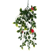 Red Mixed Hanging Foliage UV 60cm