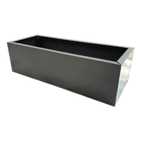 Grey Metal Planter Small