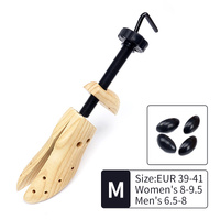 1 PCS Adjustable Wooden Shoe Stretcher for Men &amp; Women, Size Medium (EUR 39-41)