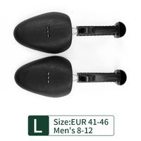 Black Adjustable Shoe Tree for Men&#39;s Shoes, Large Size EUR 41-46