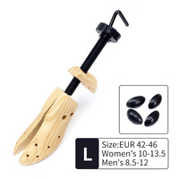 1 PCS Adjustable Wooden Shoe Stretcher for Men &amp; Women, Large Size (EUR 42-46)