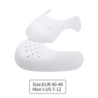 White Shoe Crease Protector for Men&#39;s Shoes, Size EUR 40-46 (US 7-12) 10 Pairs