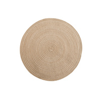 Round Woven Placemats -Colorful Braided Table Mats for Dining &amp; Home Decor 18cm 10pcs khahi