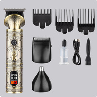 Vintage Electric Hair Trimmer &amp; Multi-Grooming Kit with Precision Attachments YYT-631