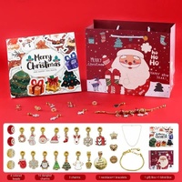 Santa&#39;s Charm Jewelry Advent Calendar - 24 Days of Holiday Surprises