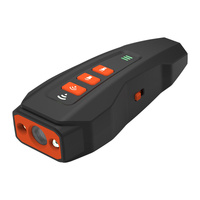 Black Rechargeable Ultrasonic Dog Trainer with LED Flashlight &amp; Laser - Anti-Barking Device for Effective Dog Training