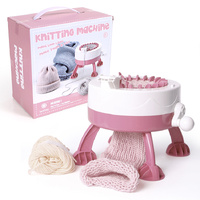 Sentro Mini Knitting Machine - 22 Needle DIY Craft Loom for Hats, Scarves &amp; Accessories
