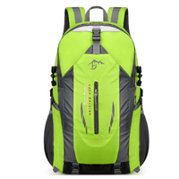 Green Lightweight Hiking Backpack - Waterproof Outdoor Travel &amp; Camping Bag with Multi-Compartment Design