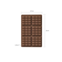 (5 PCS )YH917 Silicone Chocolate Bar Mold - BPA-Free, Heat-Resistant, Non-Stick Baking Tray, Measures 26 cm x 17 cm x 1.5 cm