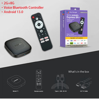 Android TV Express 8K+ Streaming Box - Ultra HD Android 13.0, 2G+8G with Voice Bluetooth Controller