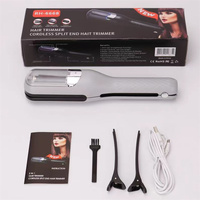 Silver  Mini - Automatic, Hair Repair Split End Remover Trimmer For Dry, Splitting, Damaged And Brittle Split Ends, Men And Women Hair Styling Beauty 