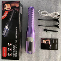 Purple  Mini - Automatic, Hair Repair Split End Remover Trimmer For Dry, Splitting, Damaged And Brittle Split Ends, Men And Women Hair Styling Beauty 