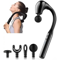 Electric Deep Tissue Massage Gun – Handheld Back and Muscle Relaxation Massager with Adjustable Speed and Attachments