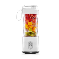 White Portable Mini Juicer - Rechargeable Electric Fruit Juicer Cup, Compact &amp; Convenient