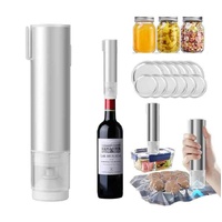 Handheld Vacuum Sealer for Food Preservation, Portable Vacuum Pump for Bags and Mason Jars