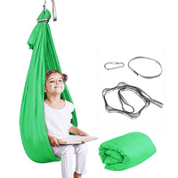 Green Kids&#39; Outdoor Hanging Swing Pod Chair - Comfortable &amp; Durable Hammock for Play