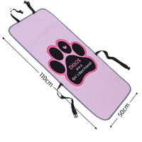 Pink Dog Car Seat Cover - Waterproof &amp; Scratch-Resistant Pet Seat Protector