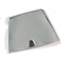 Grey Hot &amp; Cold Therapy Gel Mask - Reusable, Soothing Facial and Head Relief Wrap