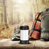 Black Classic Multi-Function Camping Light – Portable Dual Source Outdoor Lantern, Car Light for Camping, Hiking &amp; Emergencies