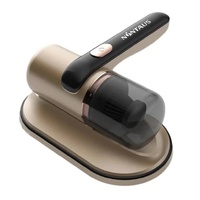 Gold Portable UV Mattress Cleaner, Handheld Wireless Dust Mite Vacuum, Home UV Sterilizer for Bed, Fabric &amp; Upholstery