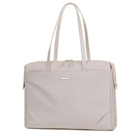 White Women’s Work Tote Bag – New Fashionable Laptop Bag, Large Capacity Business Briefcase, Commute &amp; Office Tote