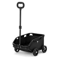 Black Compact Foldable Pet Stroller for Dogs and Cats - Lightweight Travel Pushchair for Small Pets, Teddy Dogs, and Cats - Portable and Collapsible P