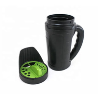 Garden Lawn Seed Spreader and Snow Salt Dispenser – Portable Handheld Seeder